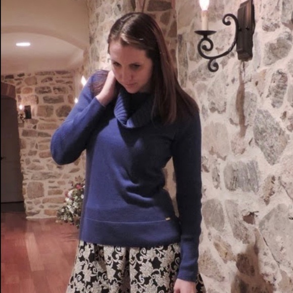 Columbia Turtleneck Warm Sweater -C: Purple - Picture 9 of 16